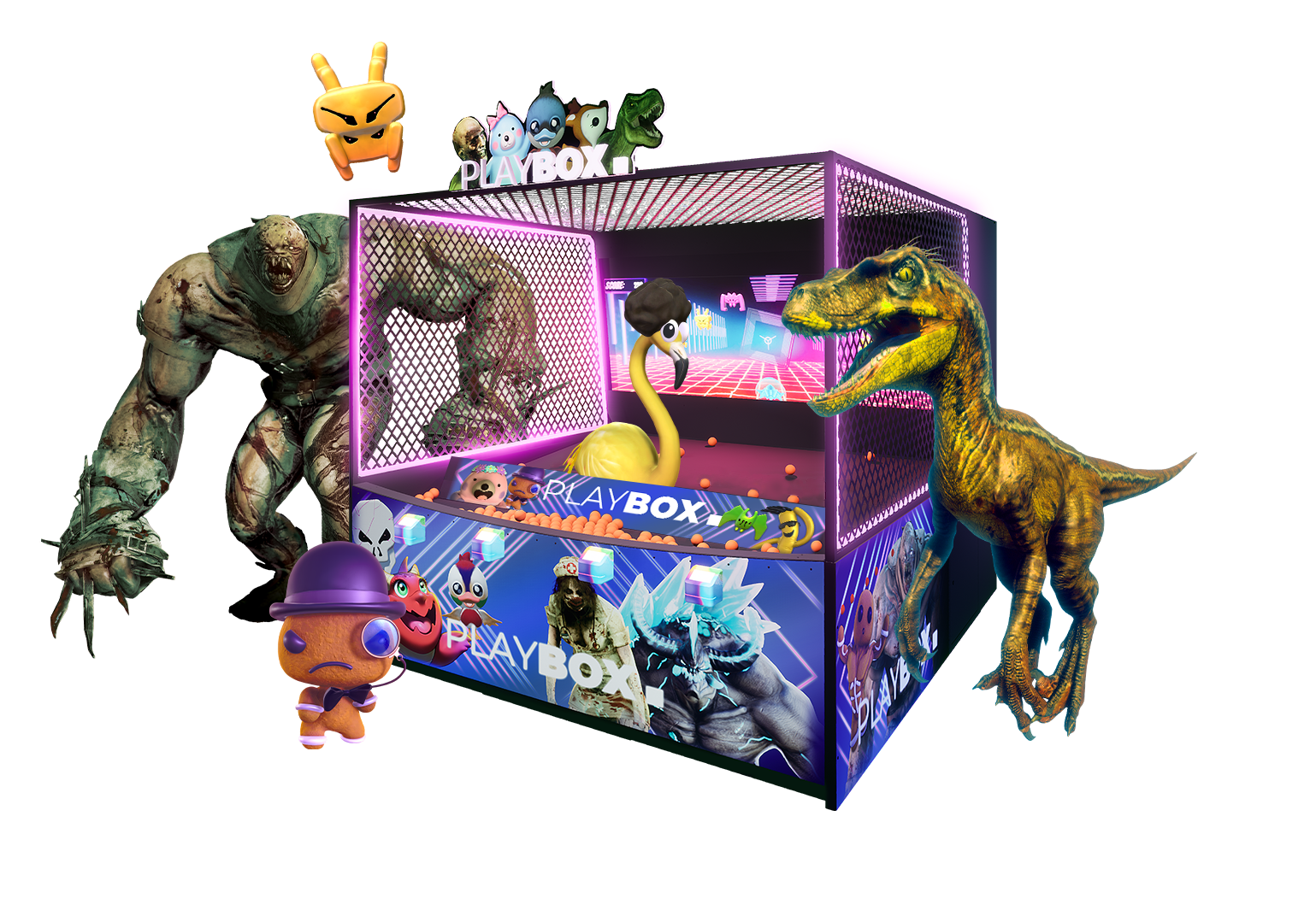 PLAYBOX - Immersive and Interactive Ball-Toss Attraction